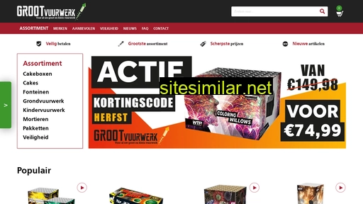 grootvuurwerk.nl alternative sites