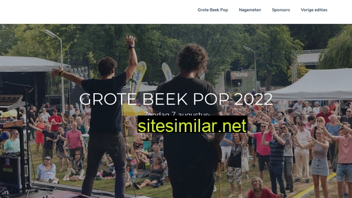 grotebeekpop.nl alternative sites