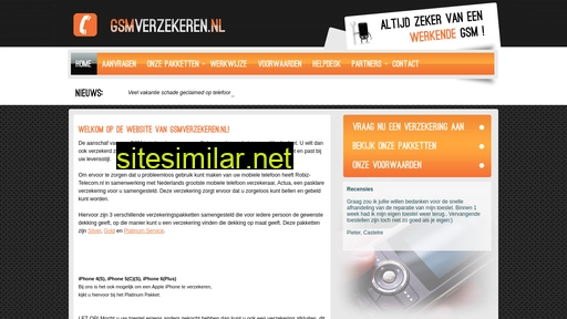 gsmverzekeren.nl alternative sites