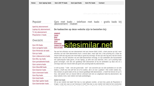 gsmkadoacties.nl alternative sites
