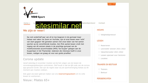 gymnastiekverenigingvdo.nl alternative sites