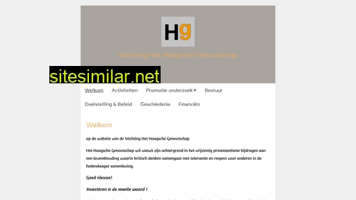 haagschegenootschap.nl alternative sites
