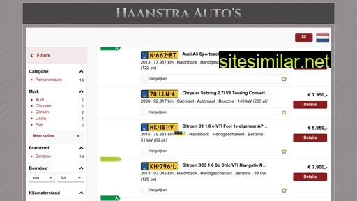 haanstra-autos.nl alternative sites