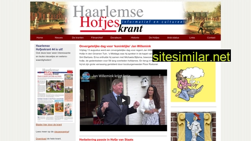 Haarlemse-hofjeskrant similar sites