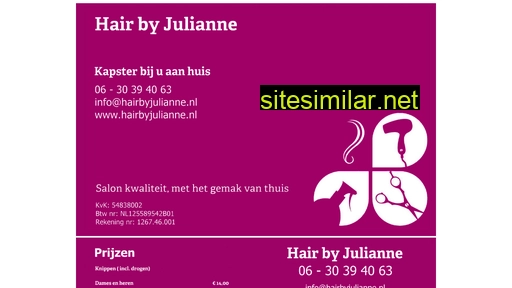hairbyjulianne.nl alternative sites