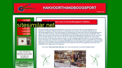 hakvoorthandboogsport.nl alternative sites