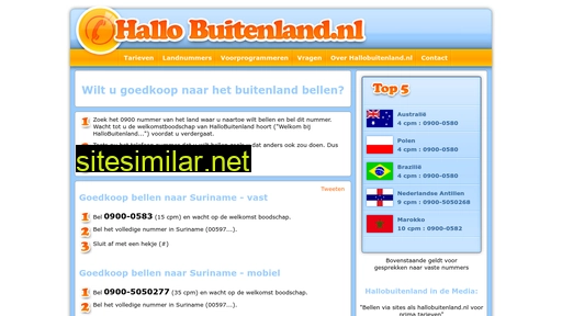 hallobuitenland.nl alternative sites