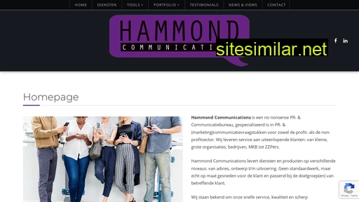 Hammondcommunications similar sites