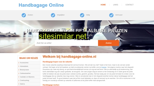 handbagage-online.nl alternative sites