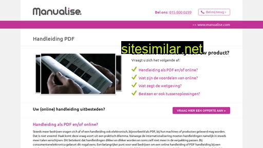 handleidingpdf.nl alternative sites
