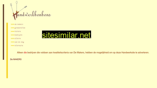 handwerkbonbons.nl alternative sites