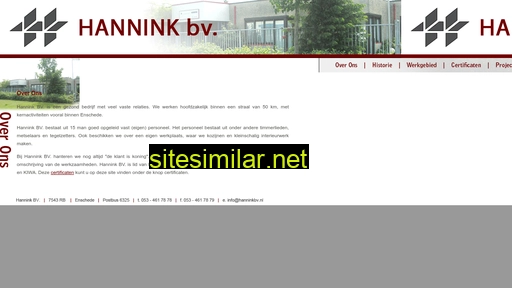 Hanninkbv similar sites