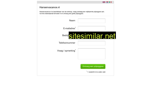 hansenvacance.nl alternative sites