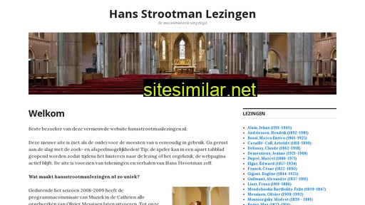hansstrootmanlezingen.nl alternative sites