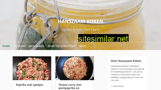 hanszaamkoken.nl alternative sites