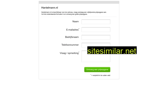 hantelmann.nl alternative sites