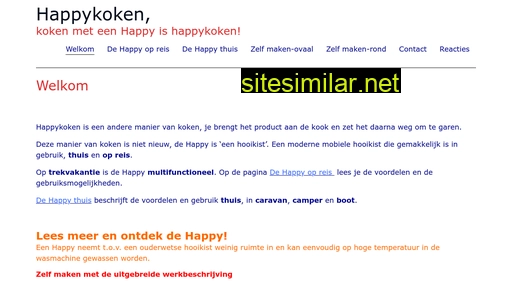 happykoken.nl alternative sites