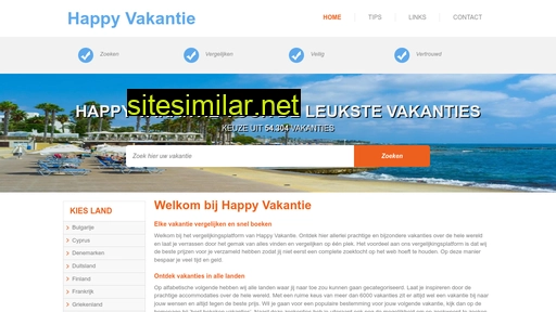 happyvakantie.nl alternative sites