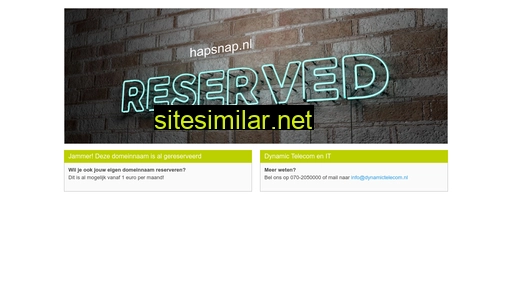 hapsnap.nl alternative sites