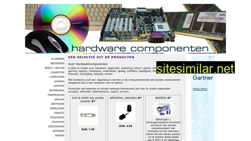 hardwarecomponenten.nl alternative sites
