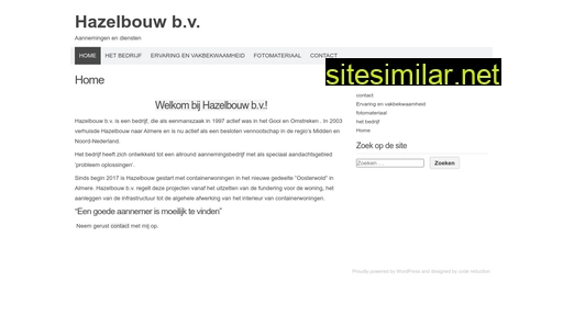 hazelbouwbv.nl alternative sites