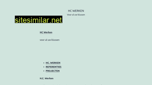 hcwerken.nl alternative sites