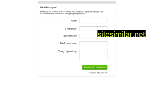health-shop.nl alternative sites