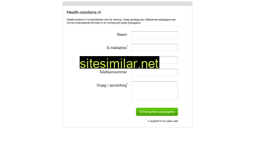 health-solutions.nl alternative sites