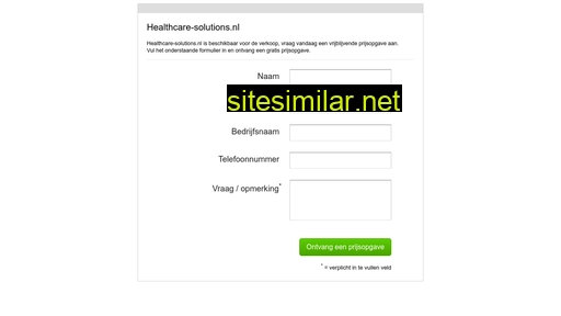 healthcare-solutions.nl alternative sites
