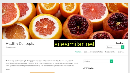 healthyconcepts.nl alternative sites