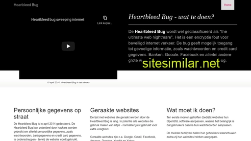 heartbleedbug.nl alternative sites