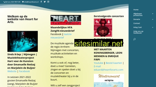 heartforarts.nl alternative sites
