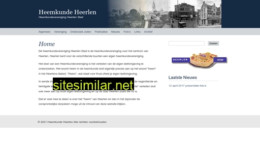 heemkundeverenigingheerlenstad.nl alternative sites