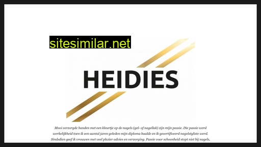 heidies.nl alternative sites