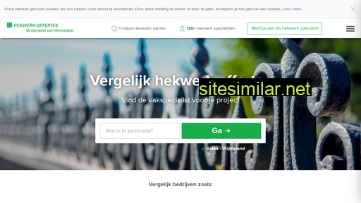 hekwerk-offertes.nl alternative sites