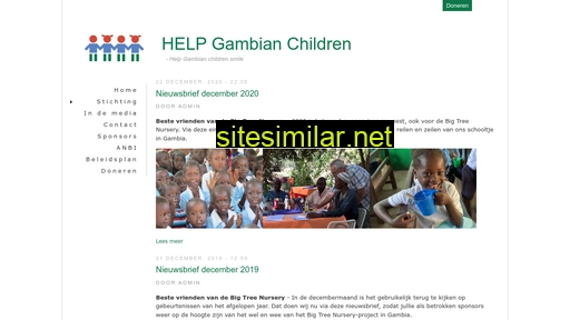 Helpgambianchildren similar sites