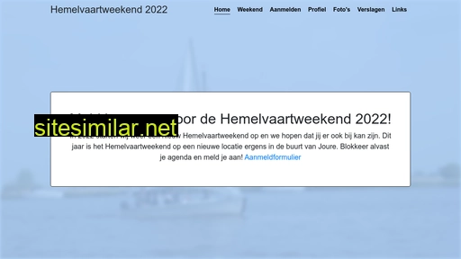 hemelvaartweekend.nl alternative sites
