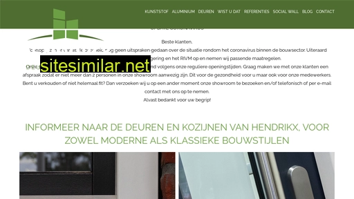 hendrikx-deuren-kozijnen.nl alternative sites