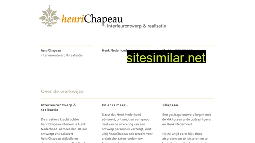 henrichapeau.nl alternative sites