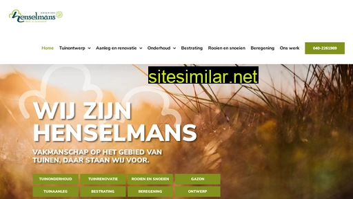 henselmanshoveniers.nl alternative sites