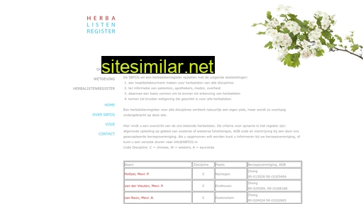 herbalistenregister.nl alternative sites