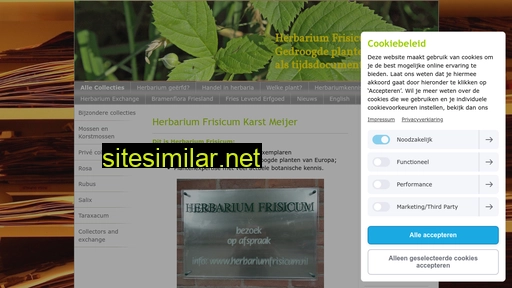 herbariumfrisicum.nl alternative sites