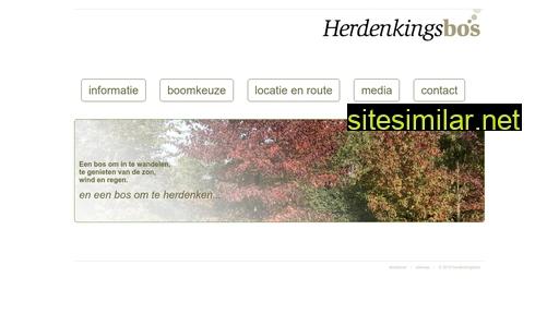 herdenkingsbos.nl alternative sites