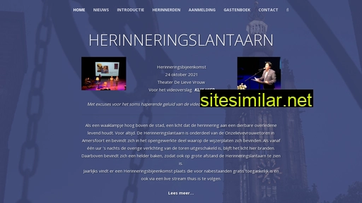 herinneringslantaarn.nl alternative sites