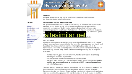 hervormdnumansdorp.nl alternative sites