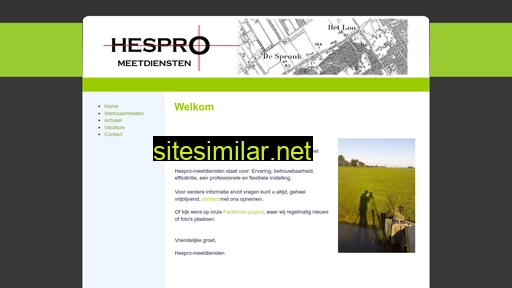 hespro-meetdiensten.nl alternative sites