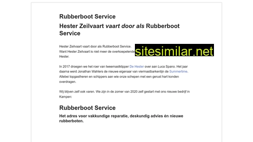hesterzeilvaart.nl alternative sites