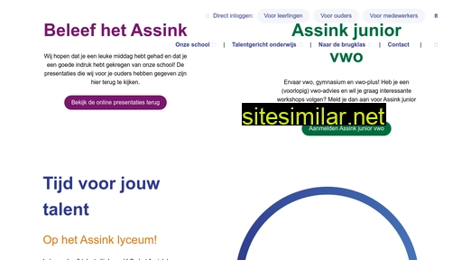 hetassinklyceum.nl alternative sites