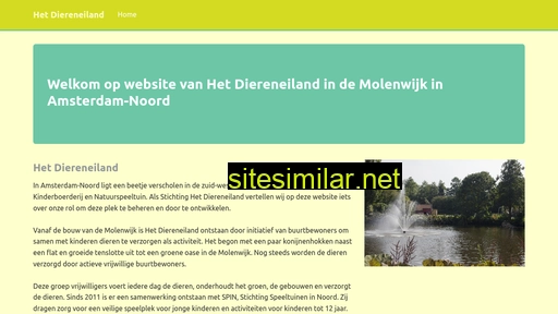 hetdiereneiland.nl alternative sites