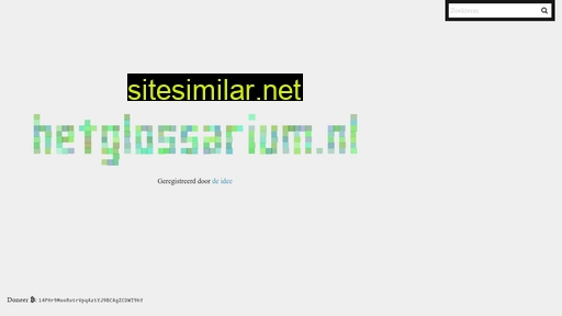 hetglossarium.nl alternative sites